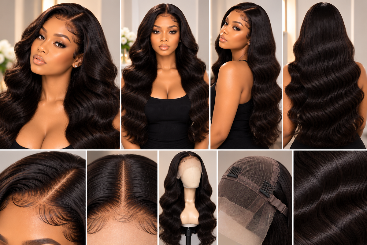 Aria — 13x4 HD Lace Front Body Wave Wig | 100% Virgin Human Hair