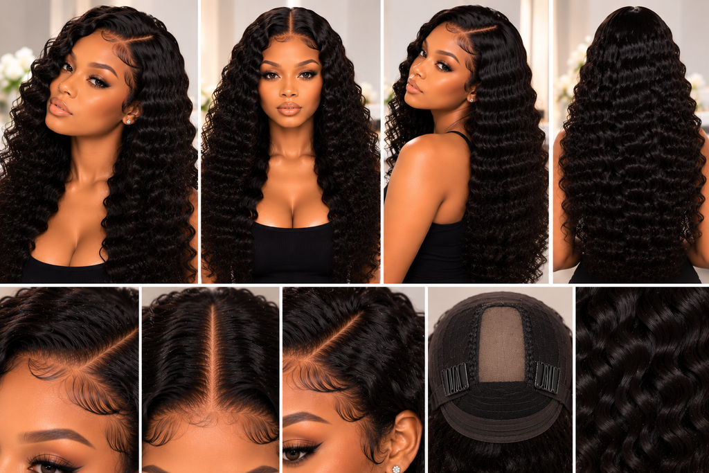 Zuri — Glueless Wear & Go Deep Wave Wig | Pre-Cut 4x6 HD Lace