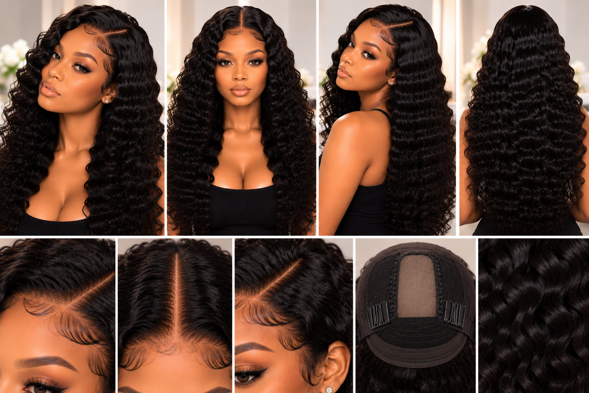 Zuri — Glueless Wear & Go Deep Wave Wig | Pre-Cut 4x6 HD Lace