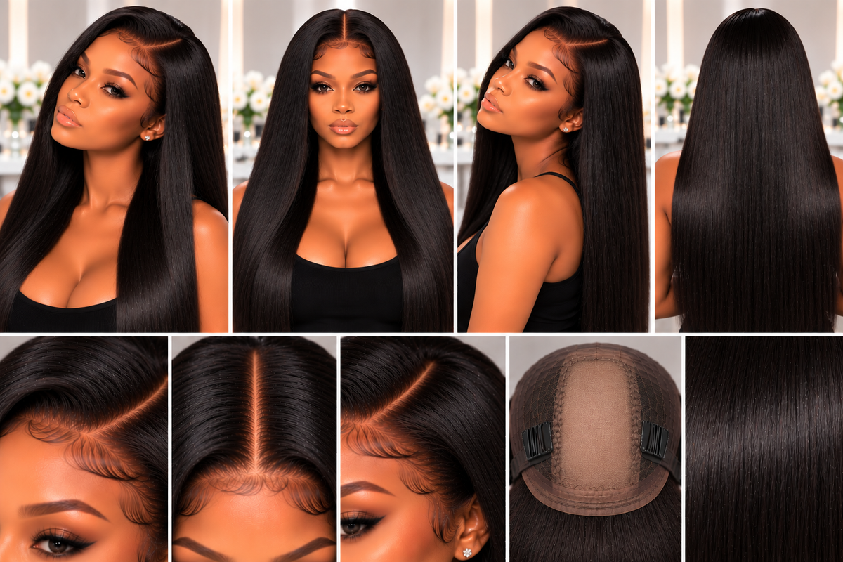 Nova — 13x6 HD Lace Frontal Straight Wig | Bone Straight Human Hair