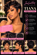 Tiana — Pixie Cut Human Hair Wig | Glueless Short Crop with HD Lace