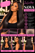 Nova — 13x6 HD Lace Frontal Straight Wig | Bone Straight Human Hair