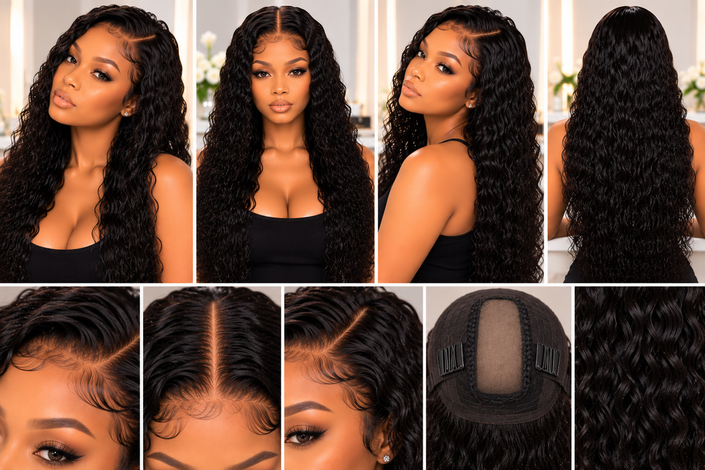 Amara — 13x6 HD Lace Water Wave Wig | 100% Virgin Human Hair